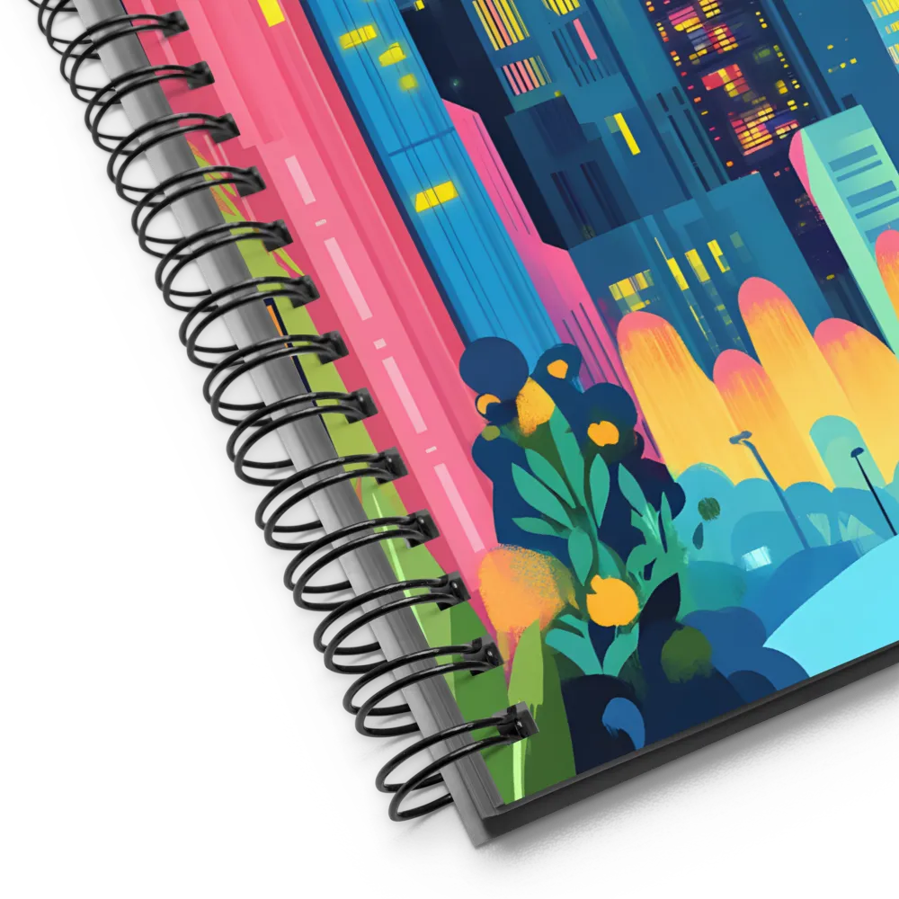 Nightfall in the City 
 Spiral Notebook | 140 pages