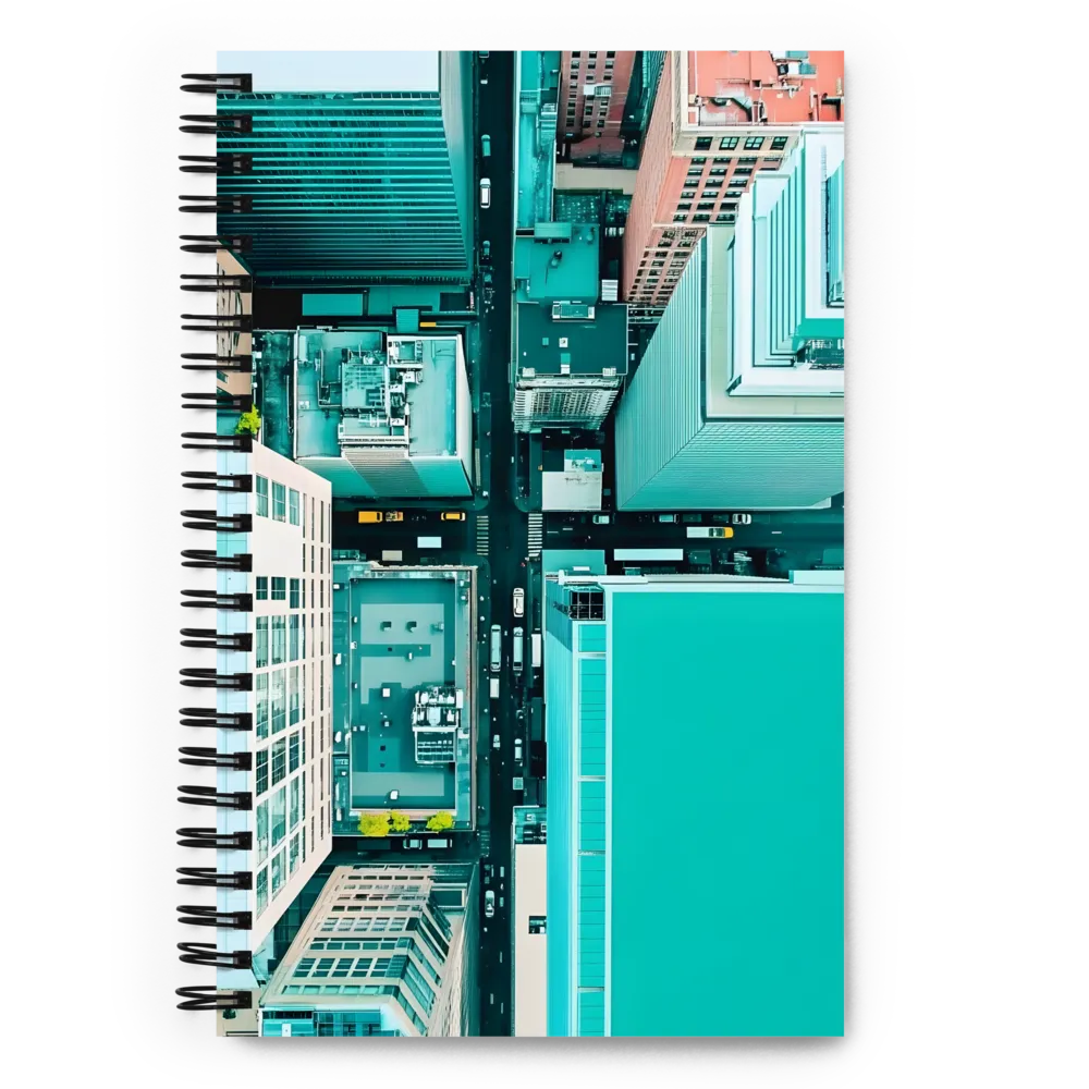 Urban Teal Horizon 
 Spiral Notebook | 140 pages
