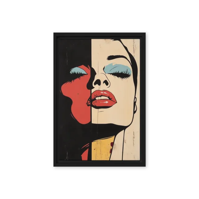 Fragmented Pop Art Portrait | Art Print