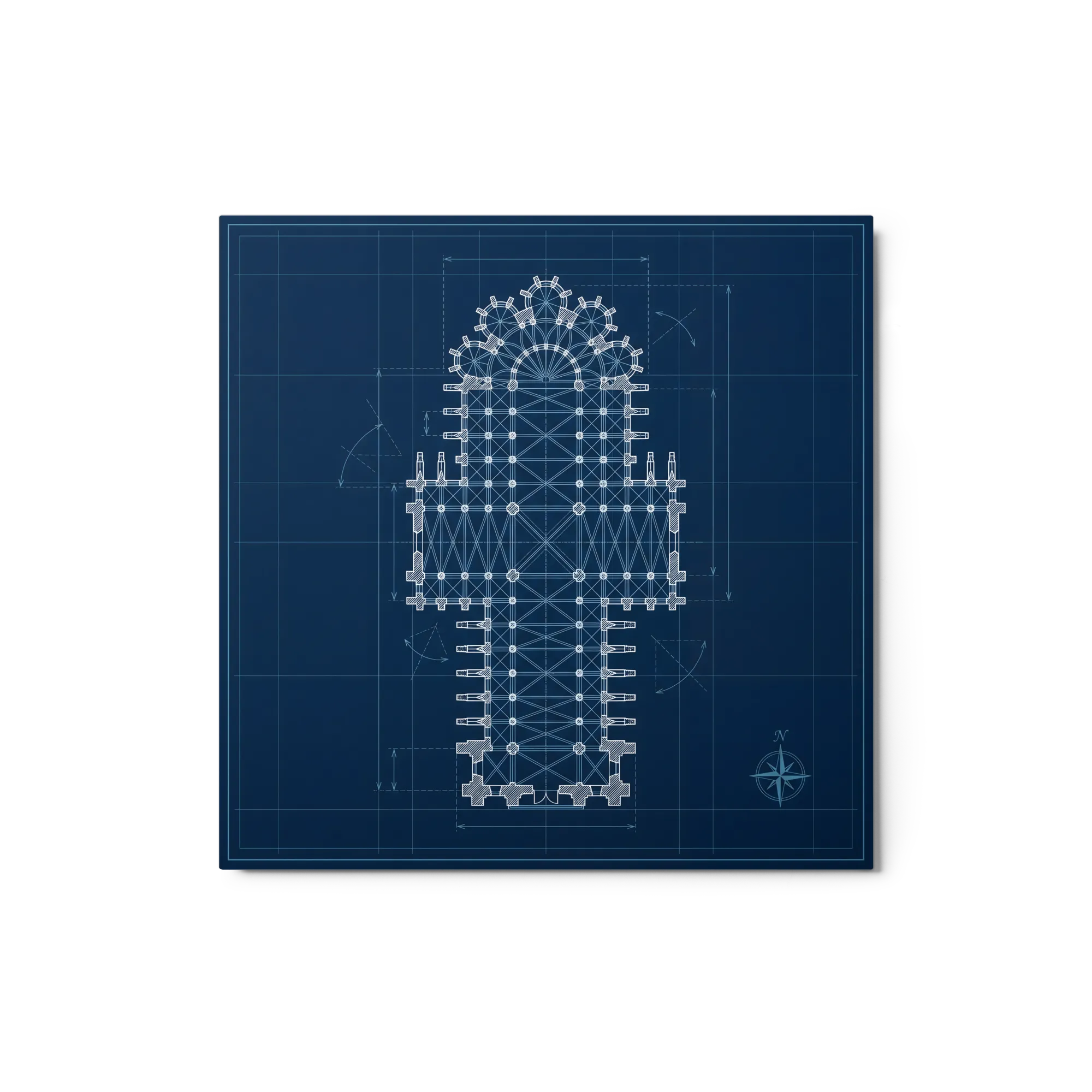 Gothic Cathedral Blueprint