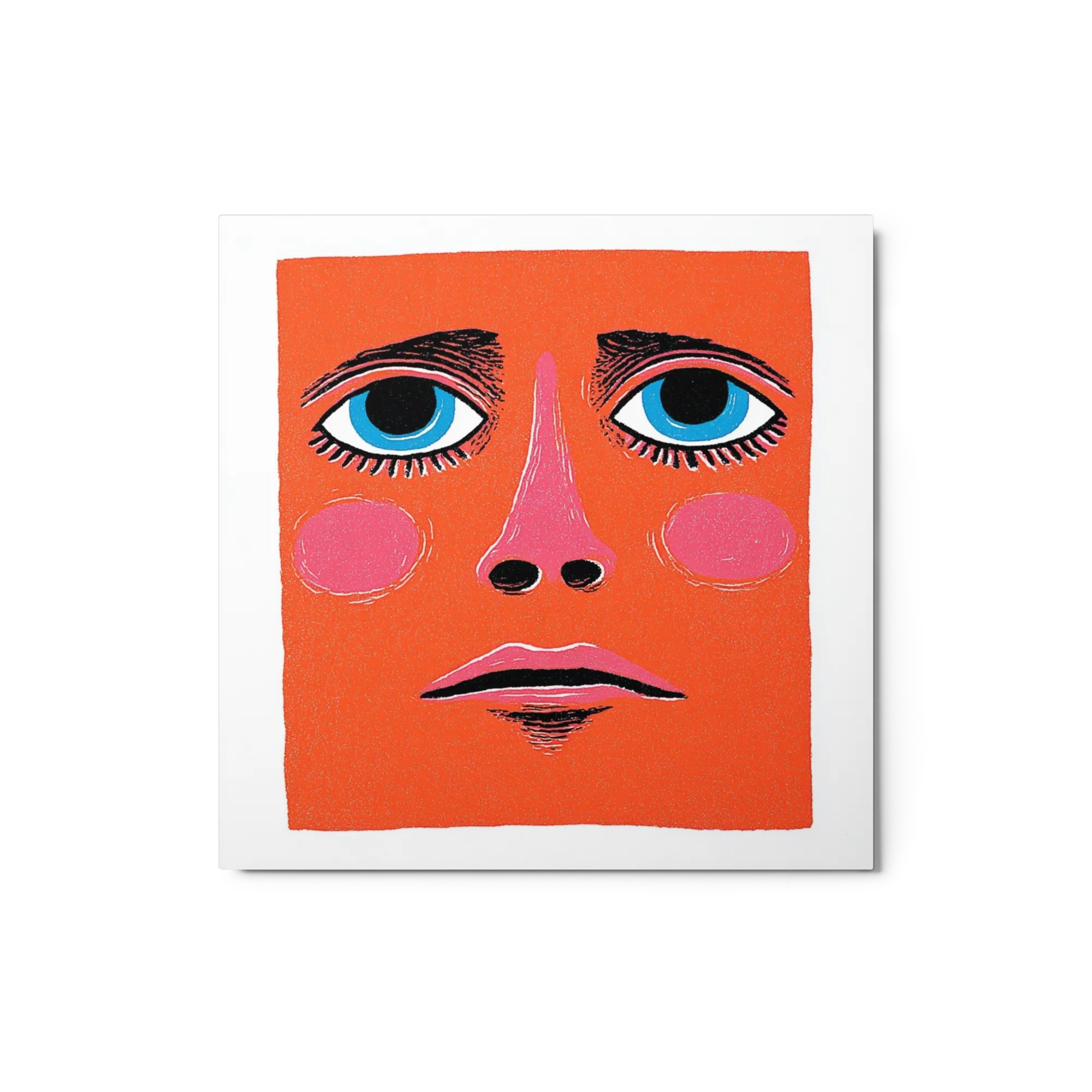 Orange Mask Portrait