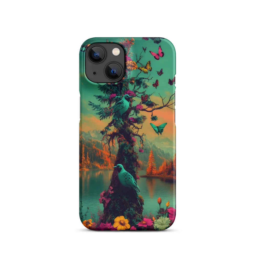 Surreal Tree with Birds and Butterflies | Phone Case