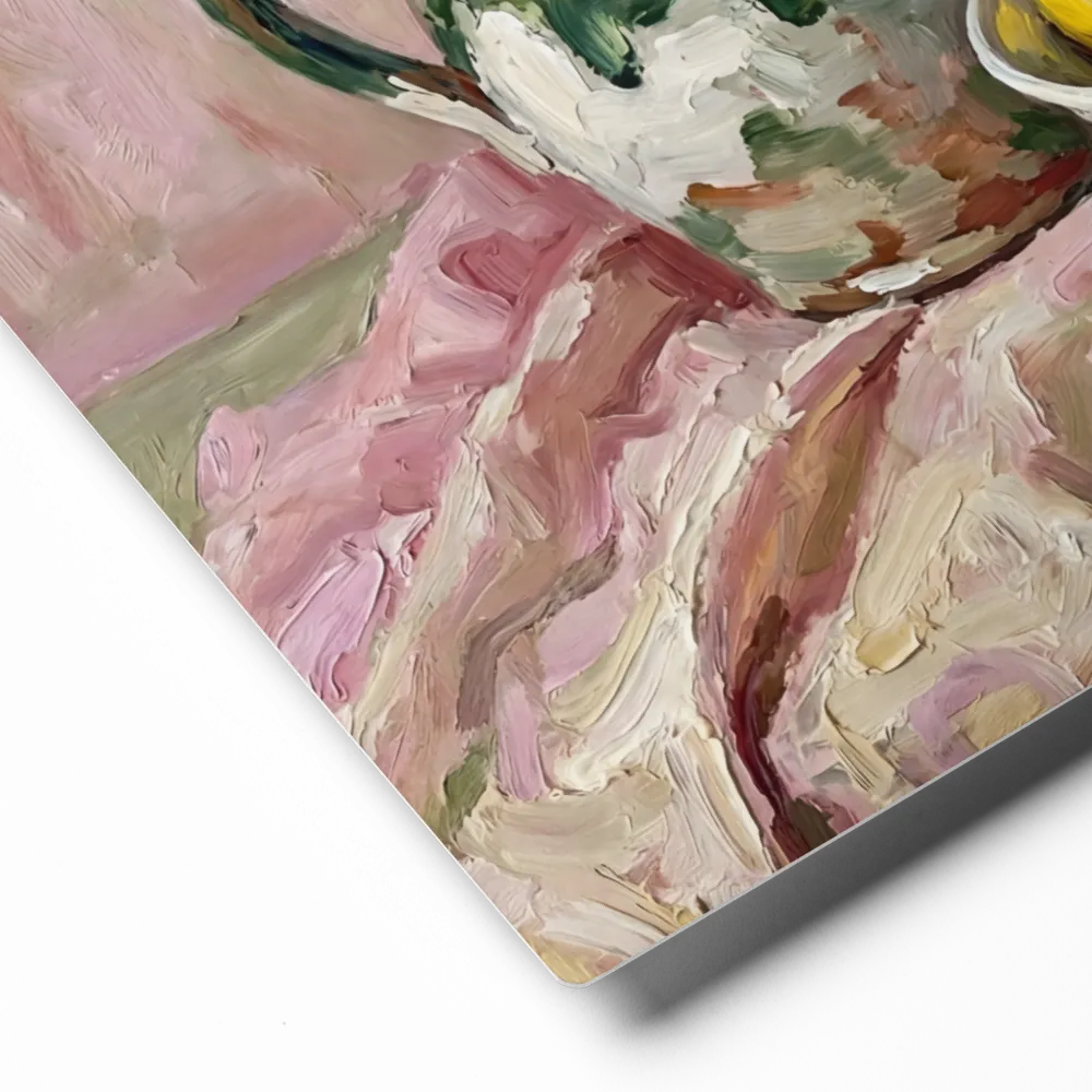 Summer Still Life 
 Canvas with Black Frame