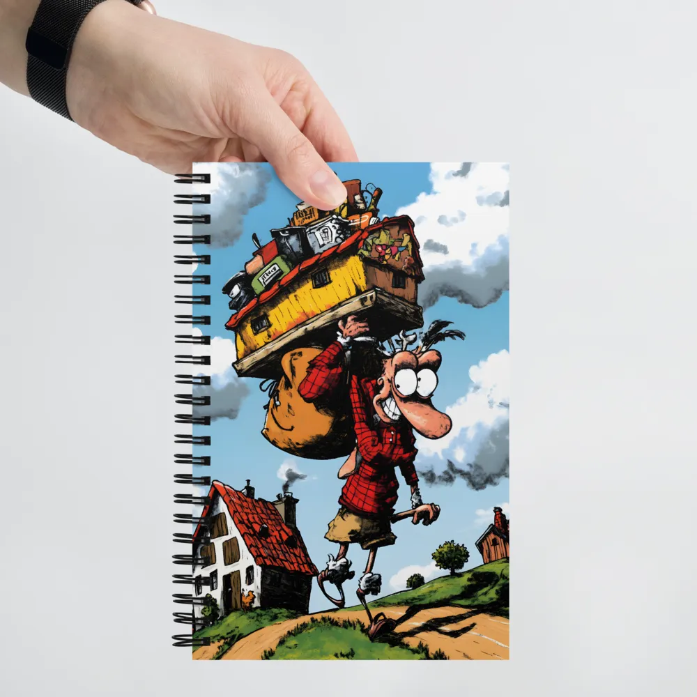 The Burdened Traveler 
 Spiral Notebook | 140 pages