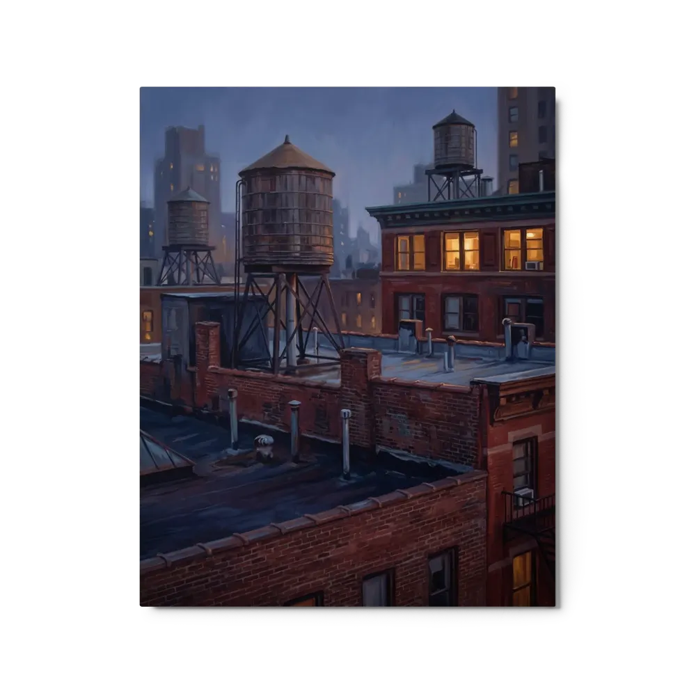 Twilight Over Rooftops | Art Print