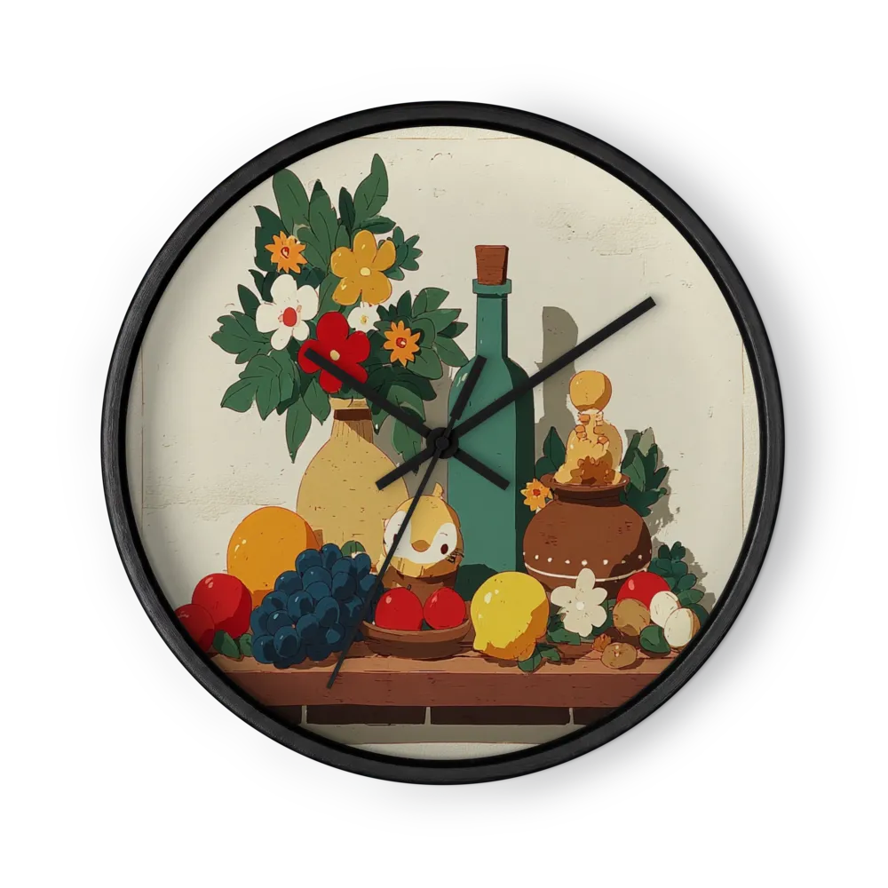Shelf Still Life | Wall Clock