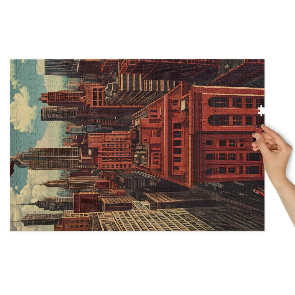 Metropolitan Airscape 
 Jigsaw Puzzle in Tin Box