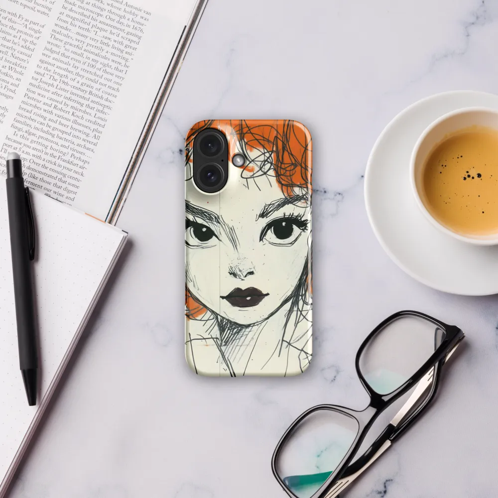 Gaze in Orange 
 iPhone 13 Pro Max | Snap Case