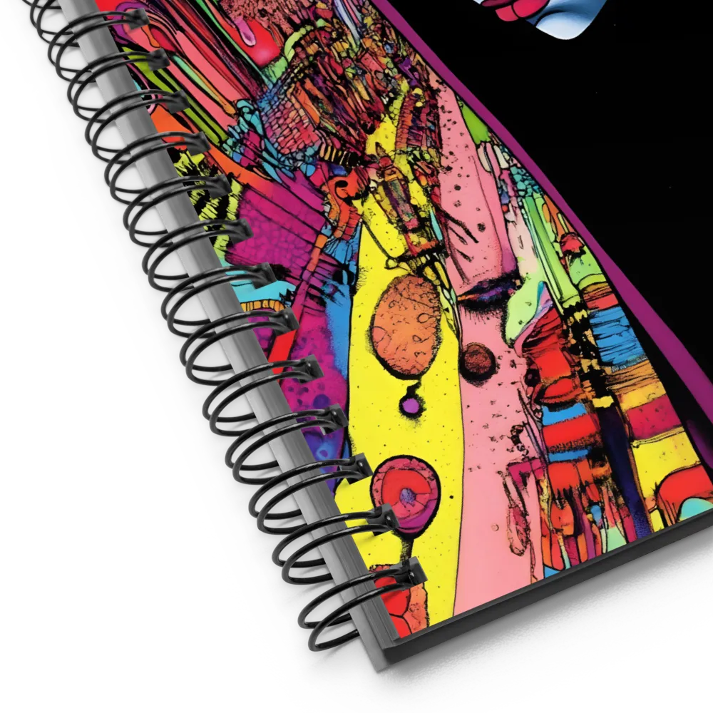 Psychedelic Masked Vision 
 Spiral Notebook | 140 pages