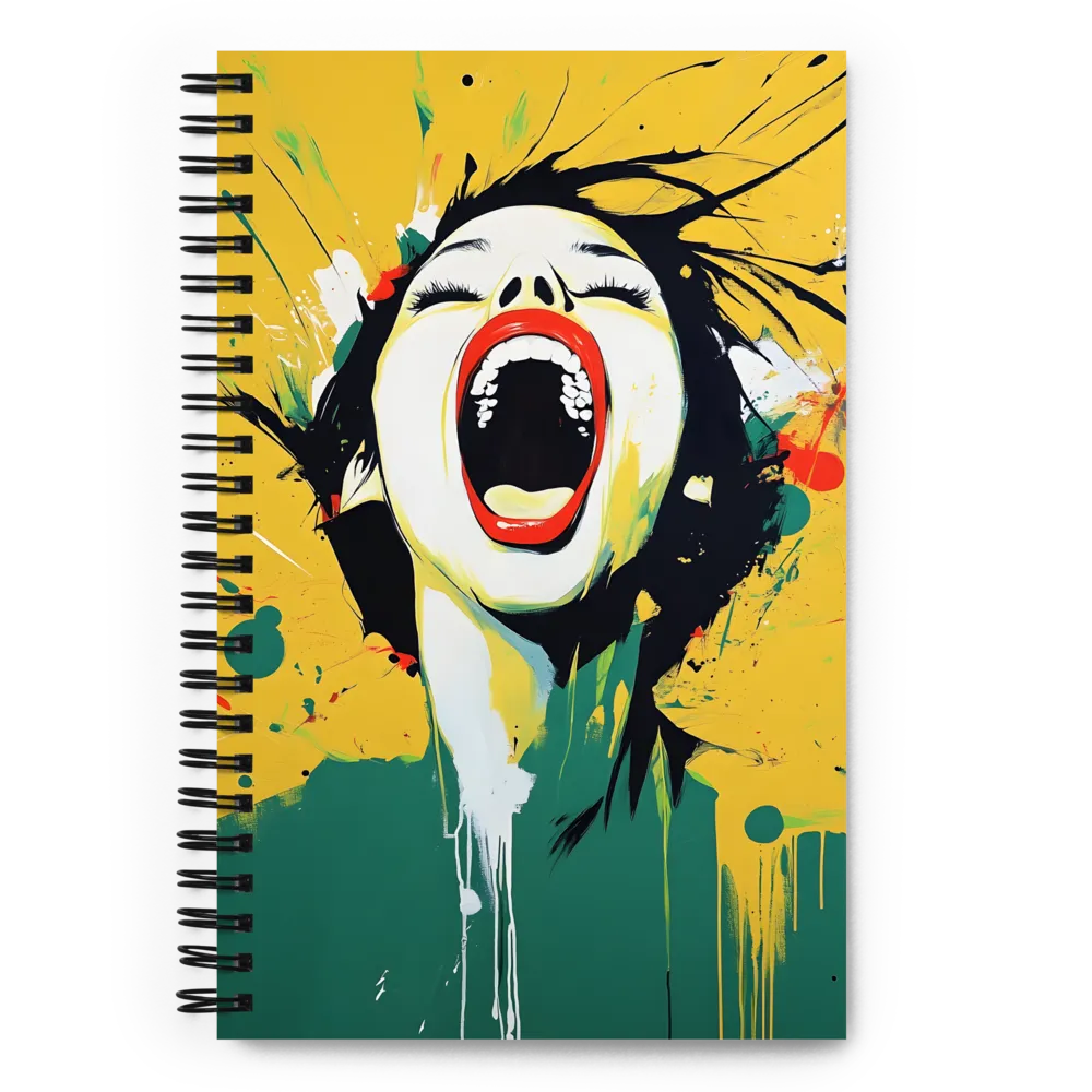 Primal Scream Pop Art 
 Spiral Notebook | 140 pages