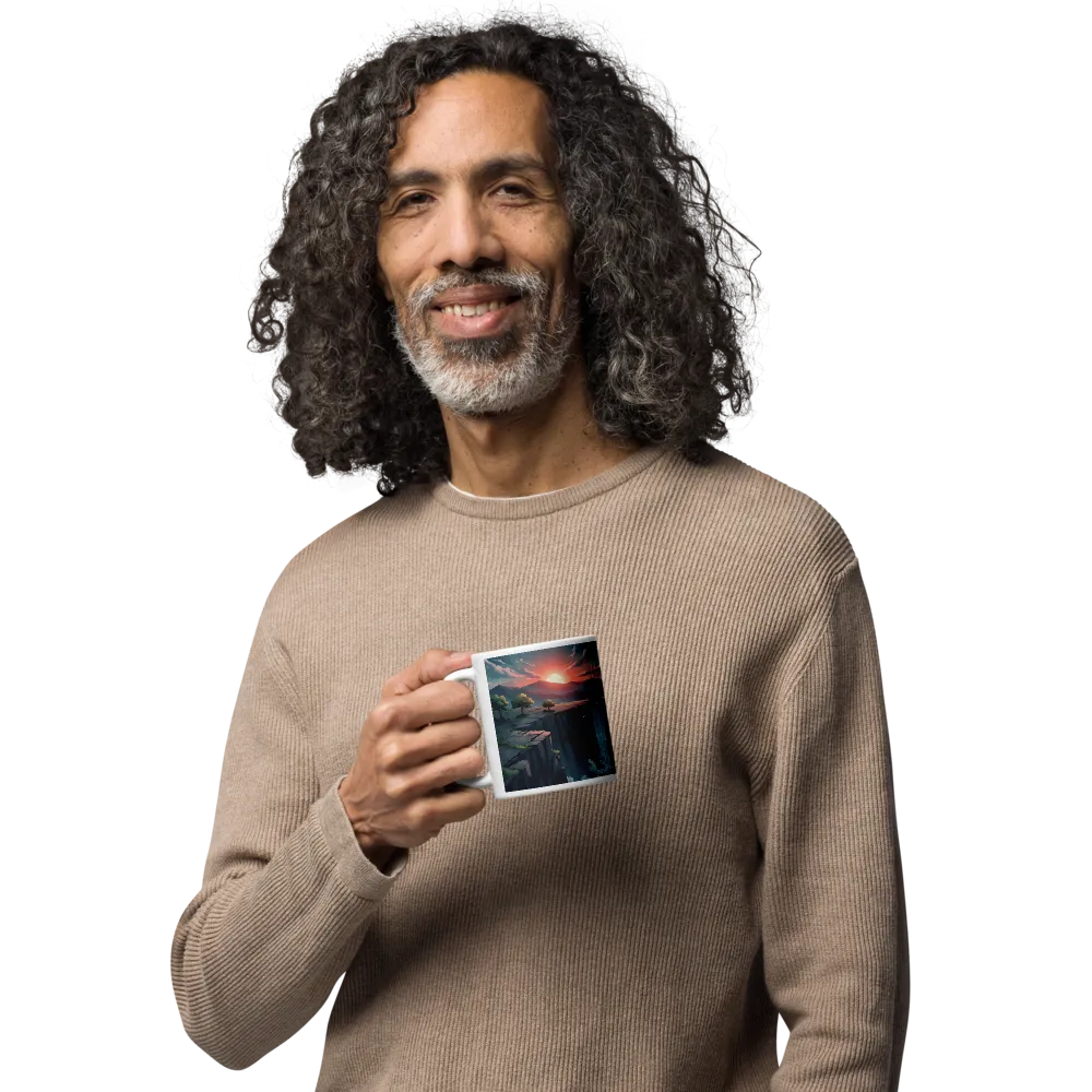 Sunset Rift 
 Mug with Red inside | 15 oz