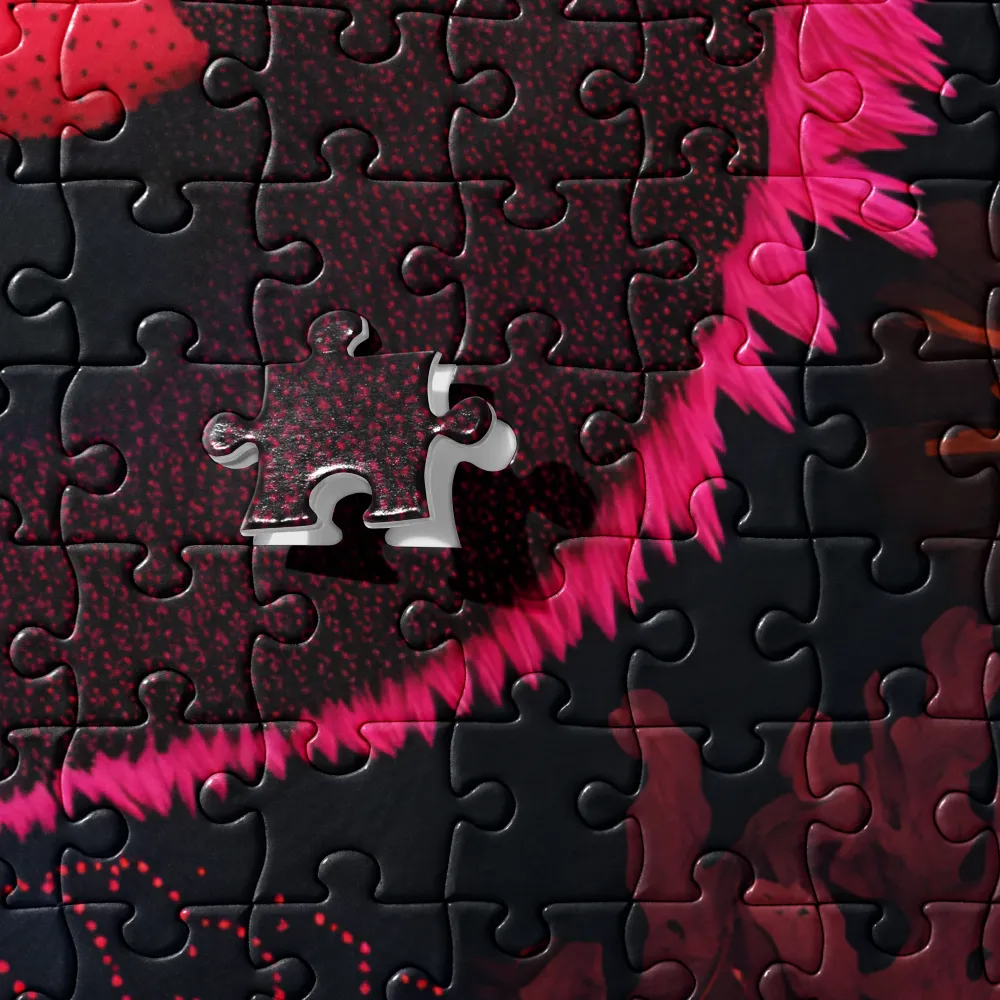 Neon Tropical Bird 
 Jigsaw Puzzle