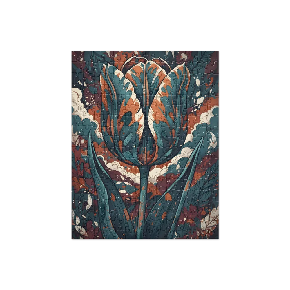 Marbled Tulip 
 Jigsaw Puzzle
