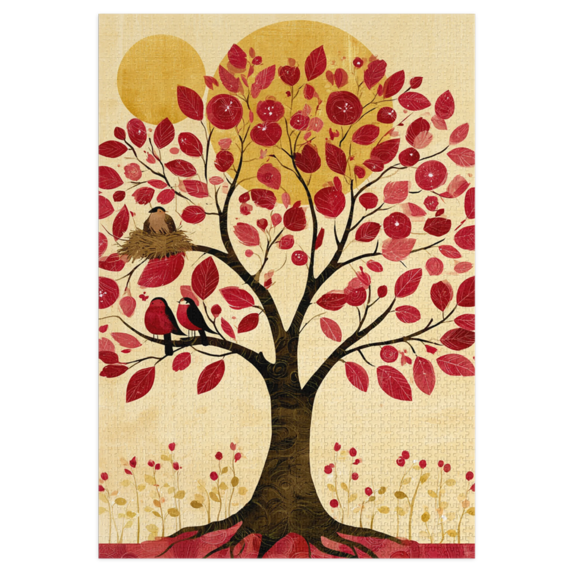 Crimson Tree of Life | Jigsaw Puzzles