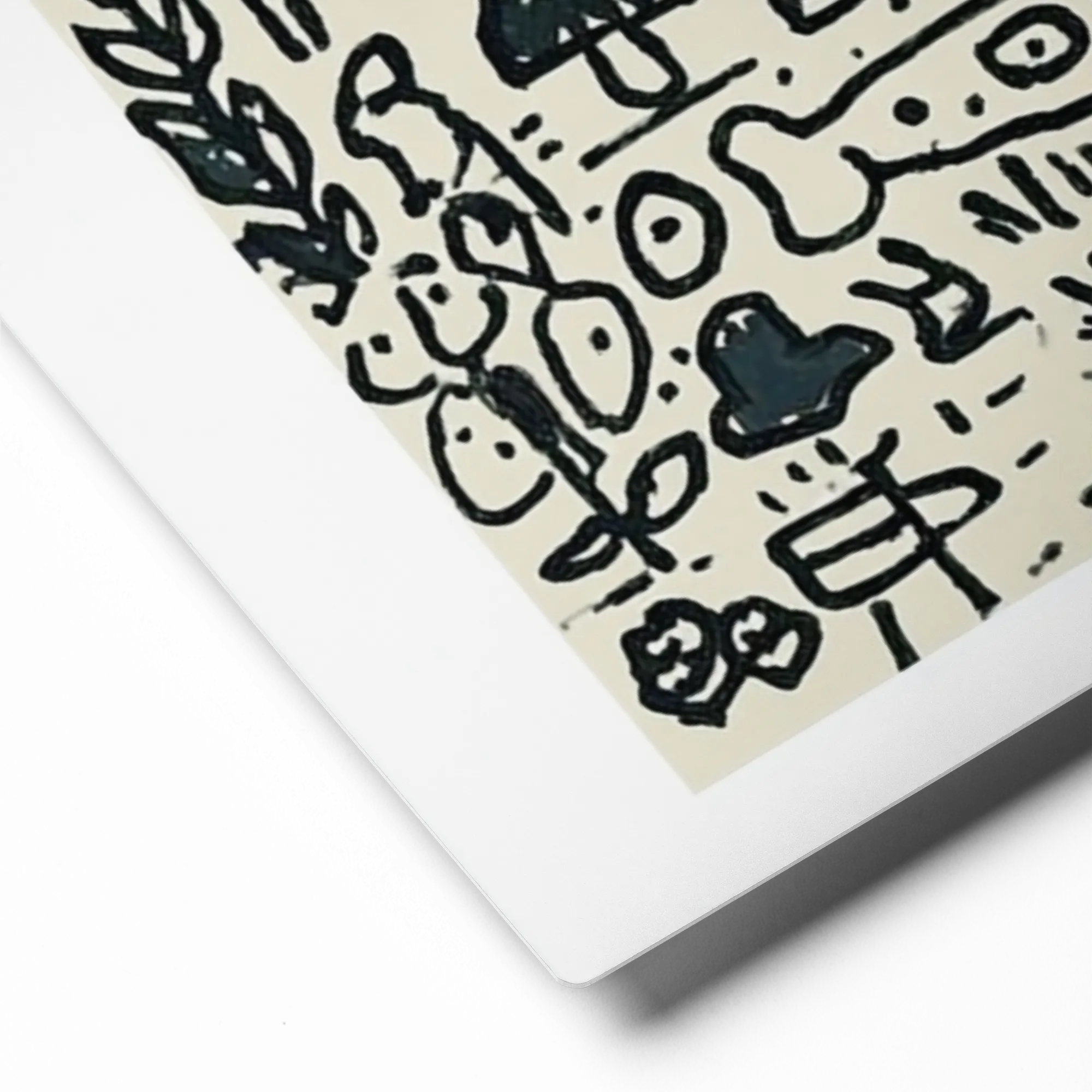 Doodled Flora and Figures | Art Print