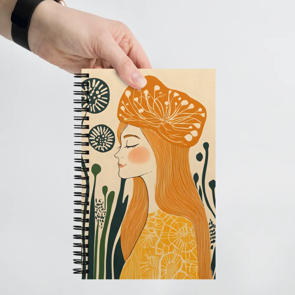 Whispering Woods Woman 
 Spiral Notebook | 140 pages