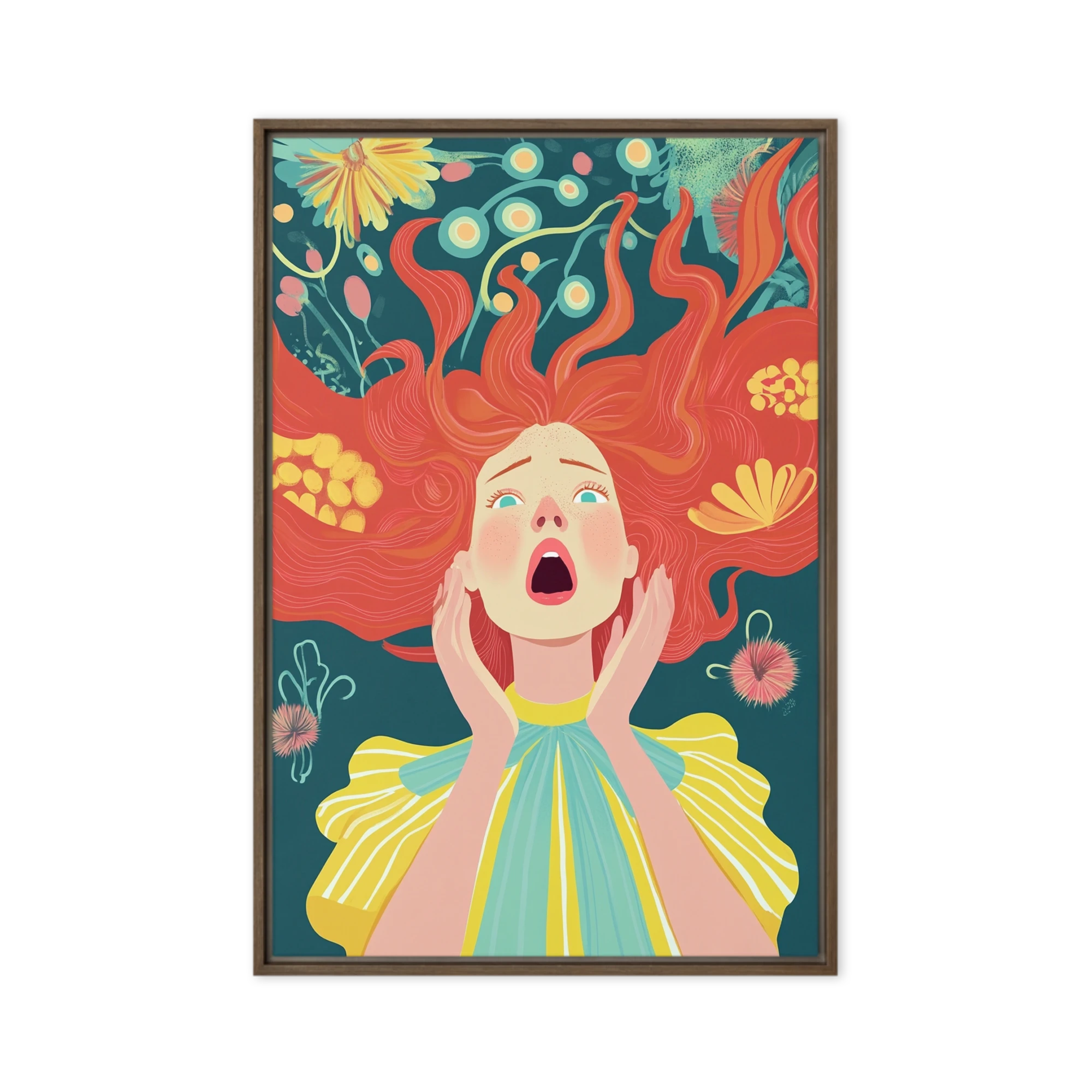 Overwhelmed Bloom | Art Print