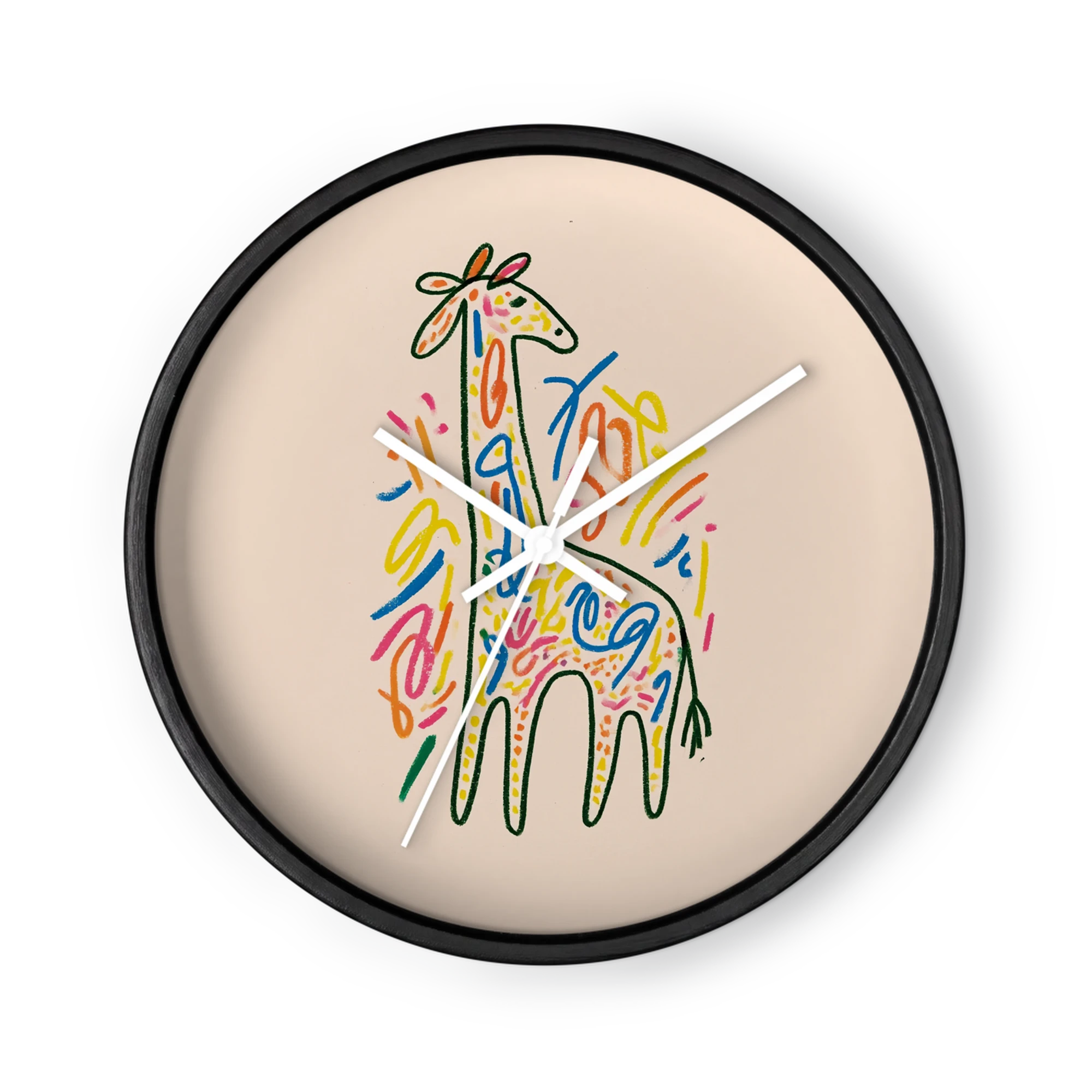 Colorful Crayon Giraffe