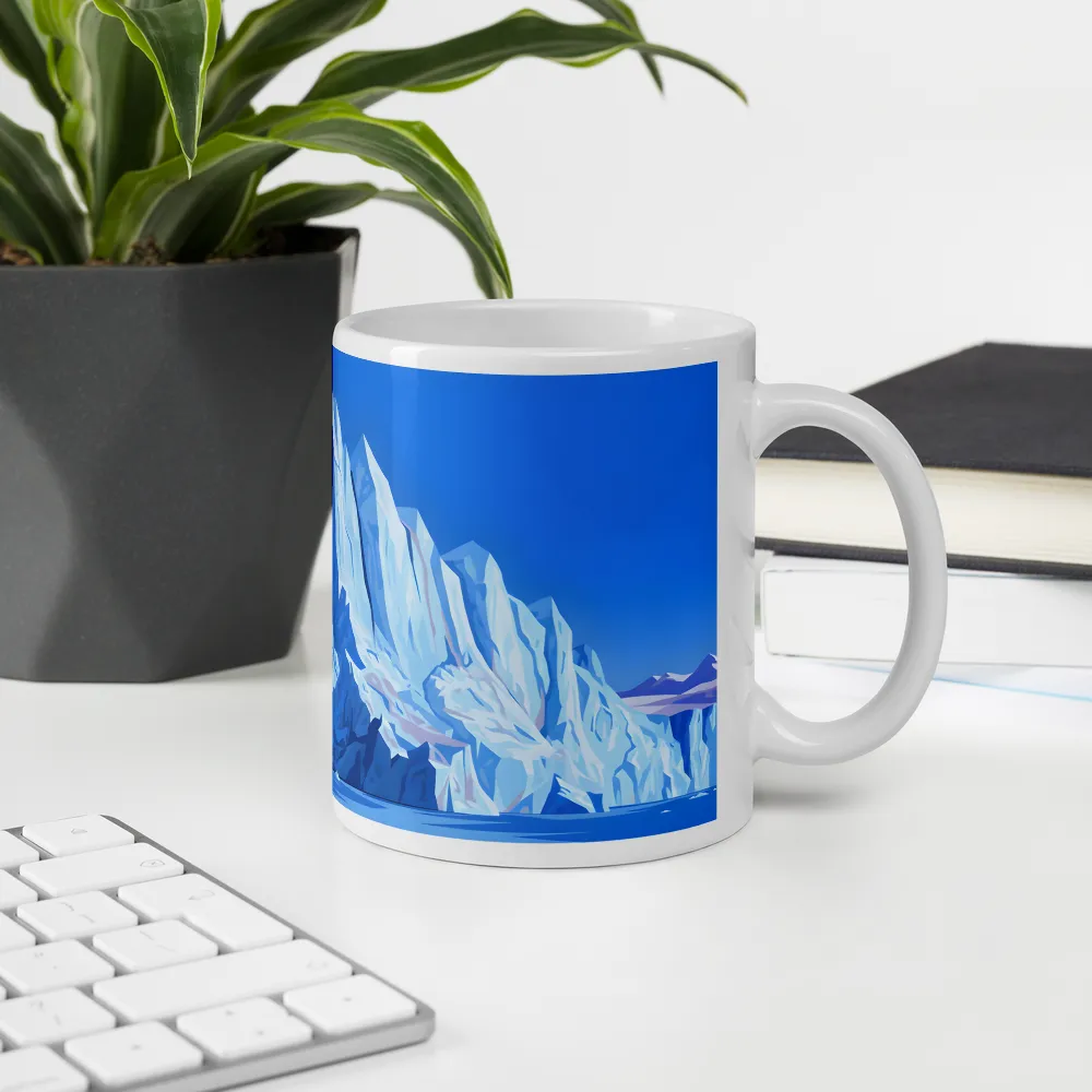 Blue Glacier 
 Mug with Red inside | 15 oz
