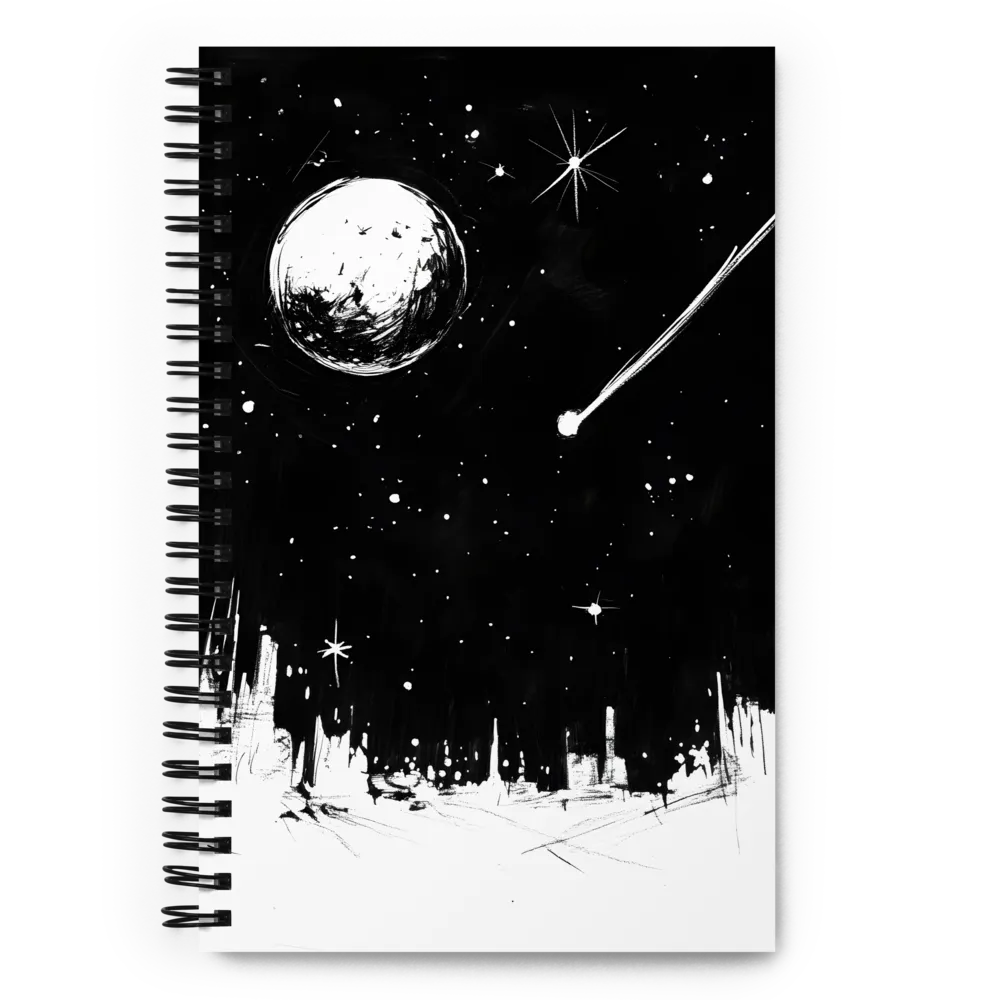 Cosmic Descent 
 Spiral Notebook | 140 pages