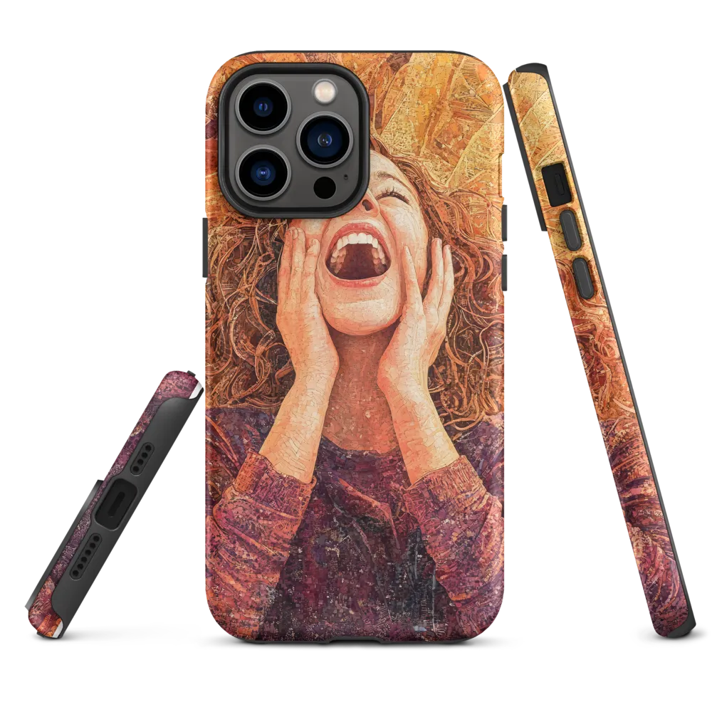 Golden Exuberance Mosaic | Phone Case