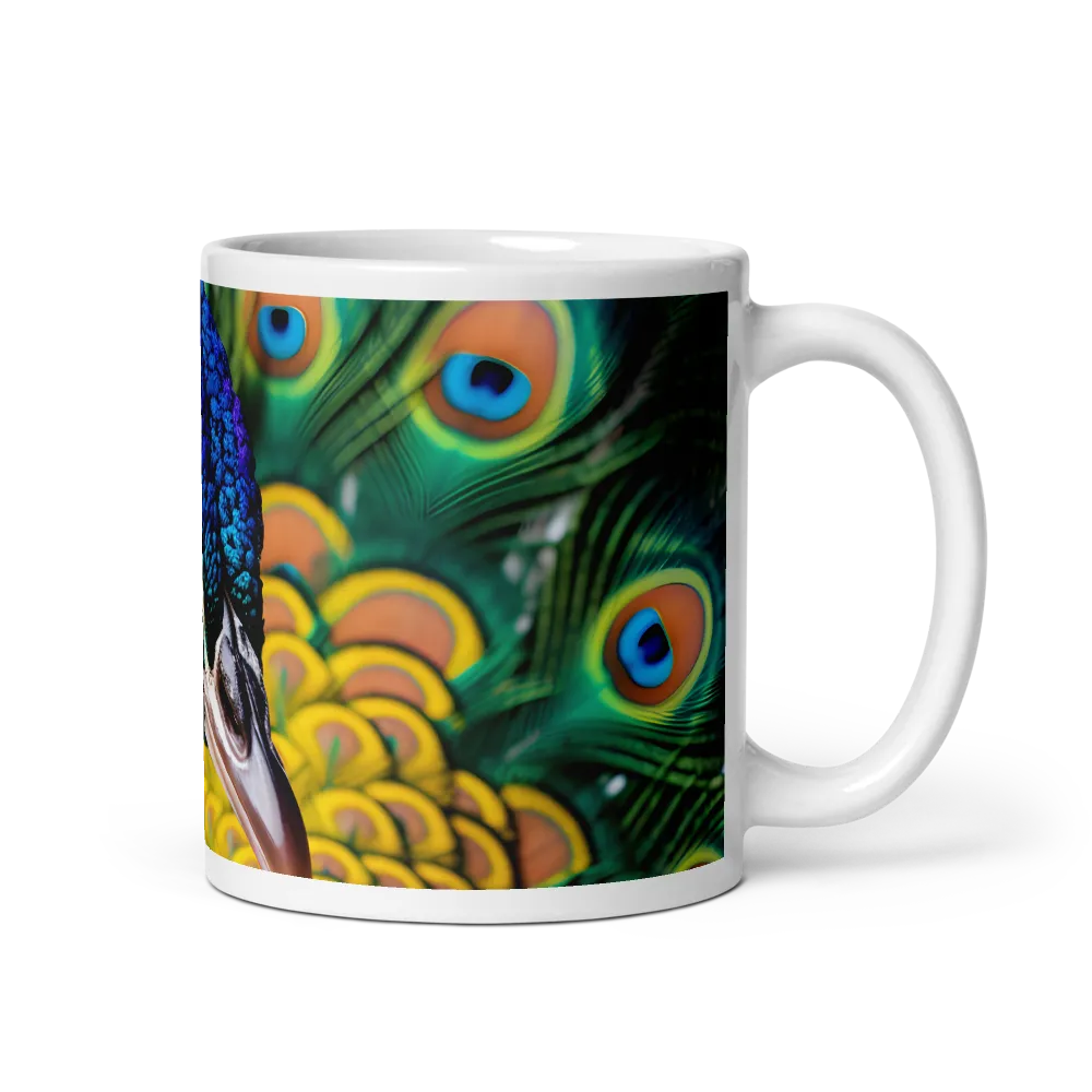 Feathered Splendor 
 Mug with Green inside | 11 oz