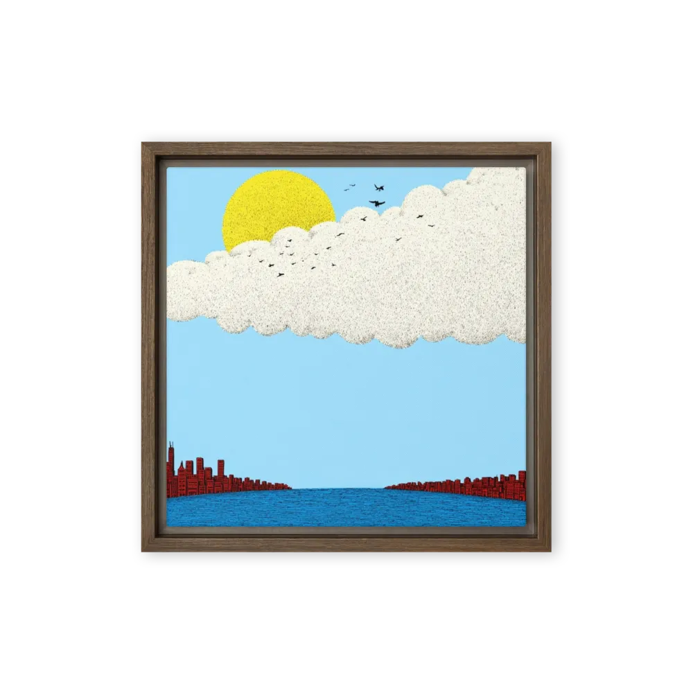 City Under Cloud and Sun | Art Print