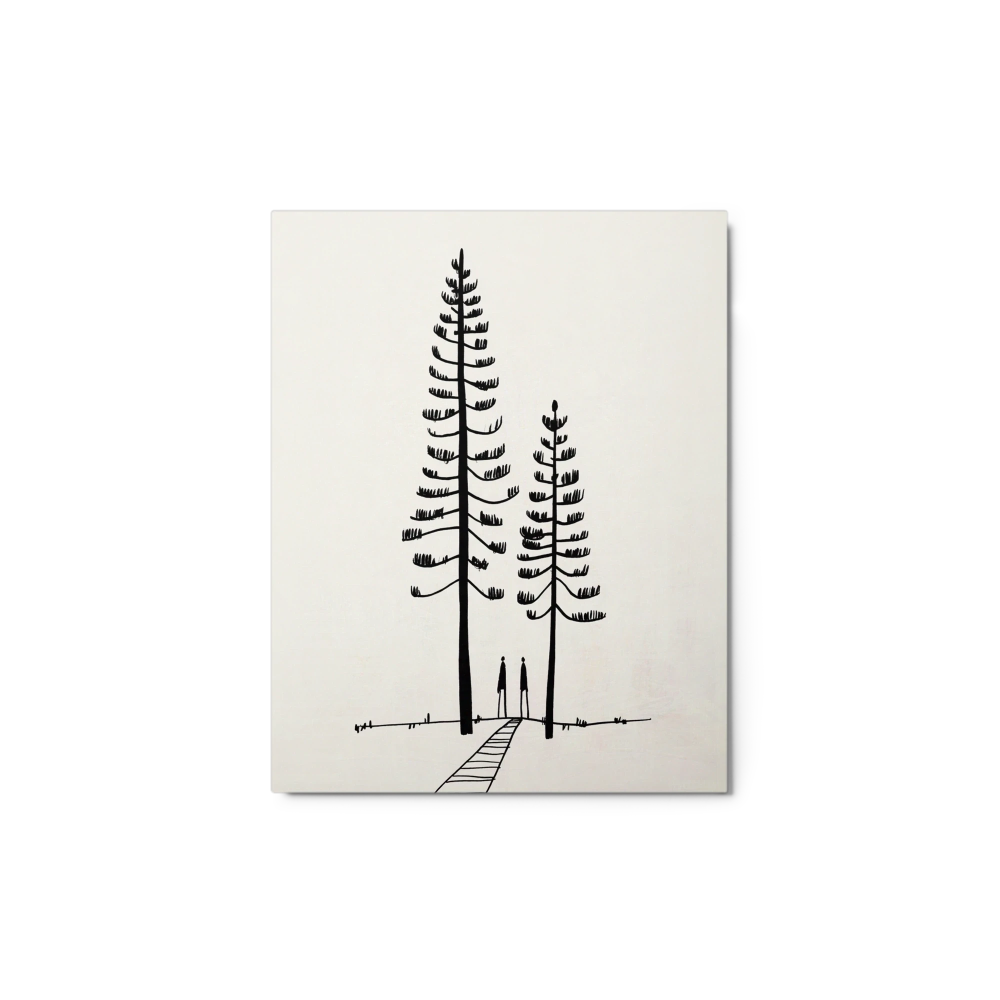 Two Pines and a Path | Art Print