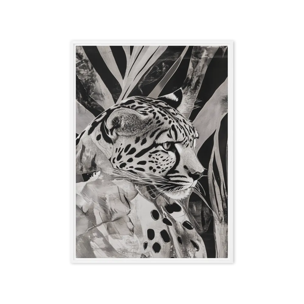 Shadows of the Wild 
 Poster with White Frame | 12″x 16″