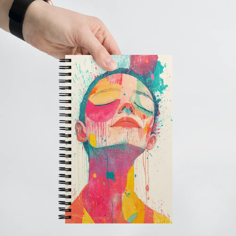 Serenity in Splatter 
 Spiral Notebook | 140 pages