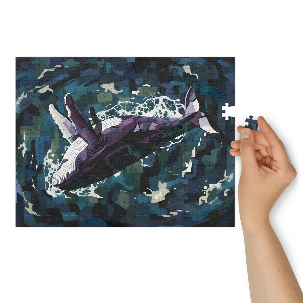 Geometric Humpback | Jigsaw Puzzles