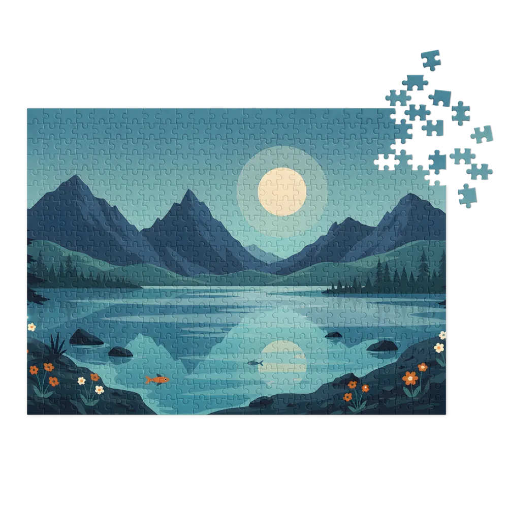 Tranquil Mountain Lake