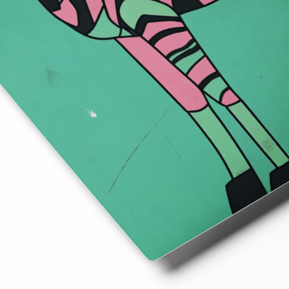Stylized Zebra Profile | Art Print