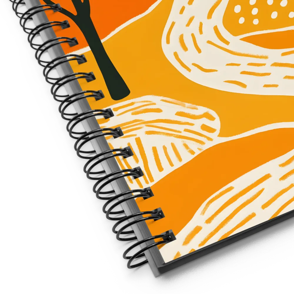 Winding Path Landscape 
 Spiral Notebook | 140 pages