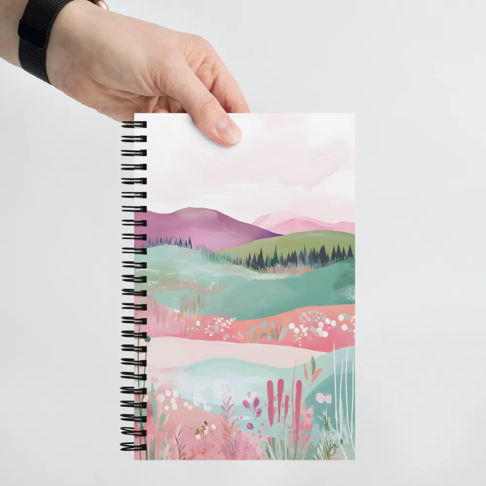 Dreamy Hillside Panorama 
 Spiral Notebook | 140 pages