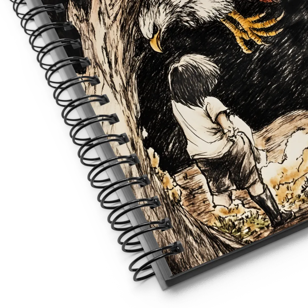 The Child and the Eagle 
 Spiral Notebook | 140 pages