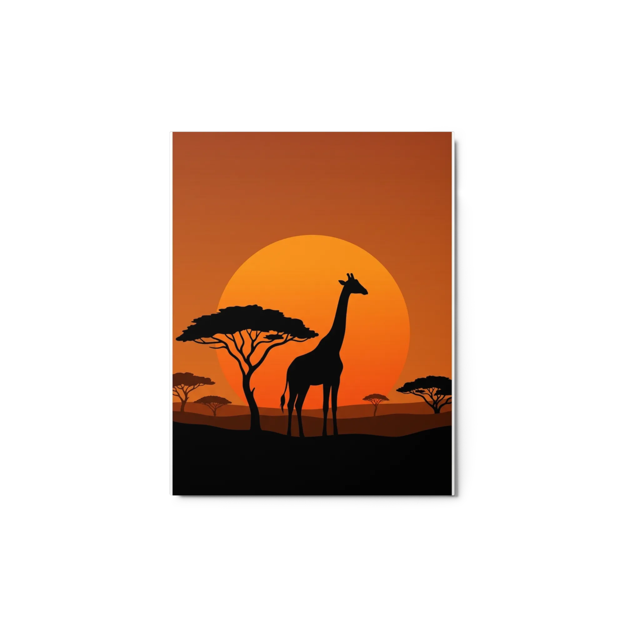 Savannah Sunset Giraffe