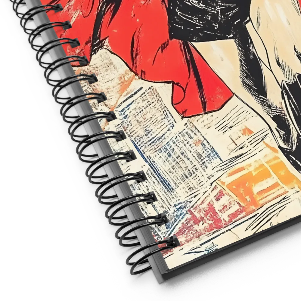 Empowered Superhero Pop Art 
 Spiral Notebook | 140 pages