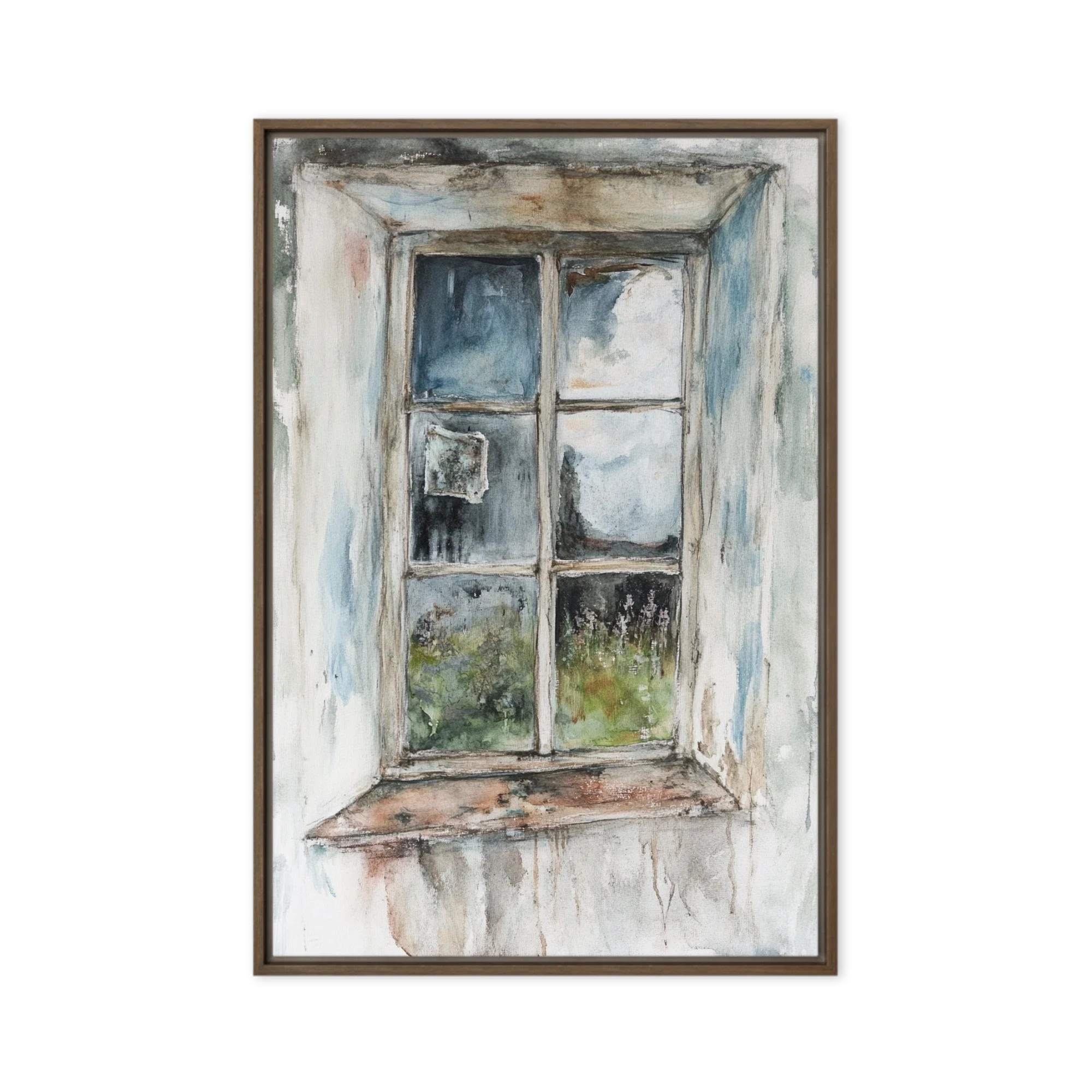 Old Window Reflections