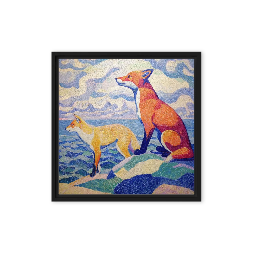 Coastal Foxes | Art Print