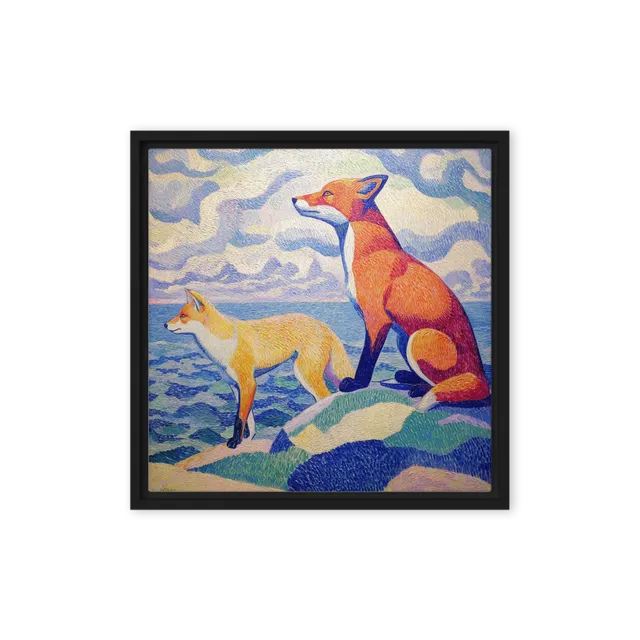 Coastal Foxes | Art Print