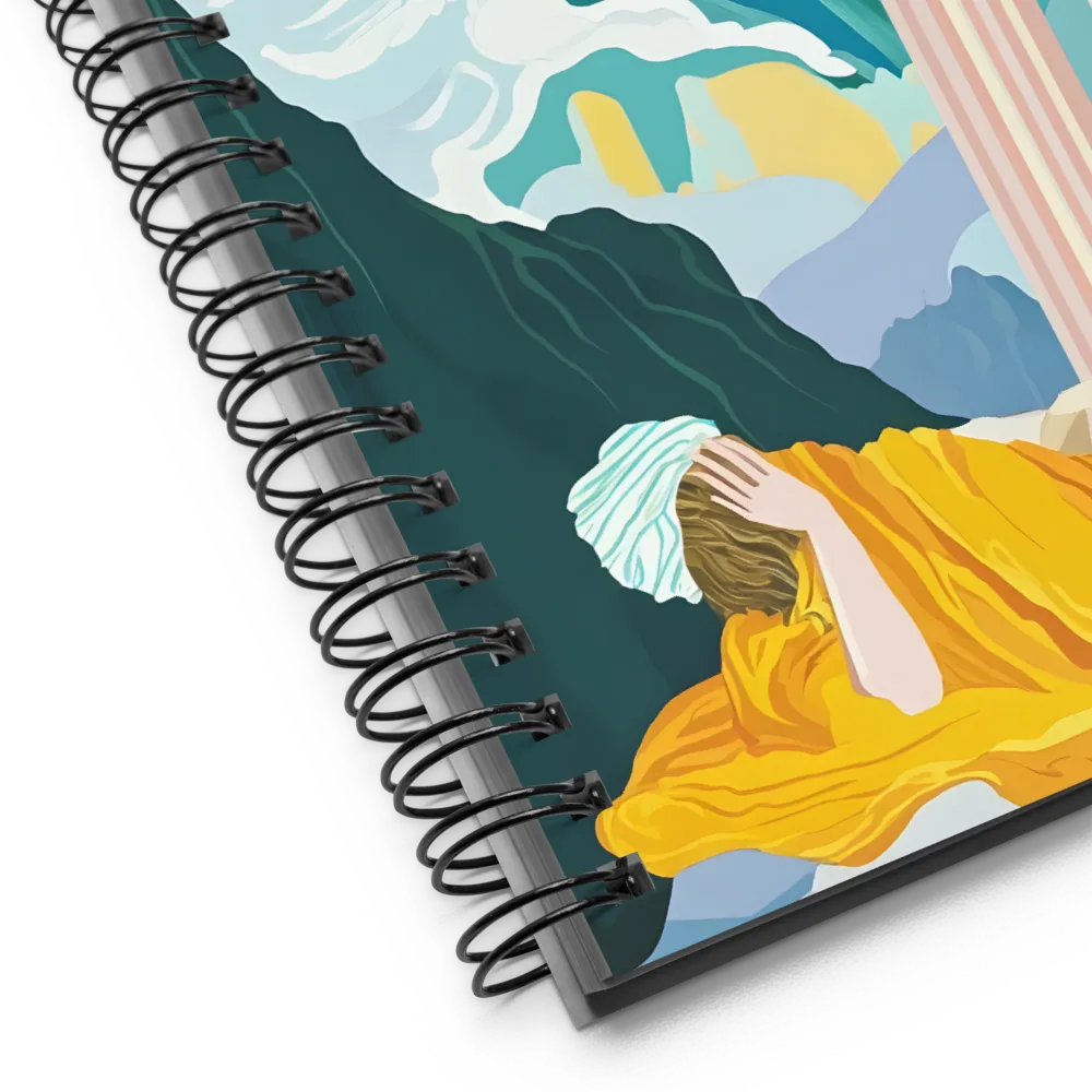 Respite in a Fantastical Ruin 
 Spiral Notebook | 140 pages