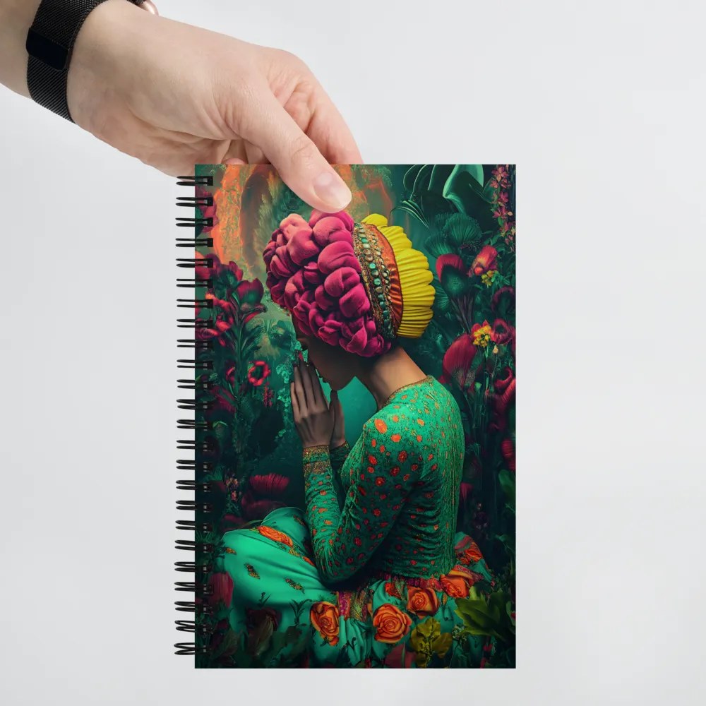 Floral Serenity 
 Spiral Notebook | 140 pages