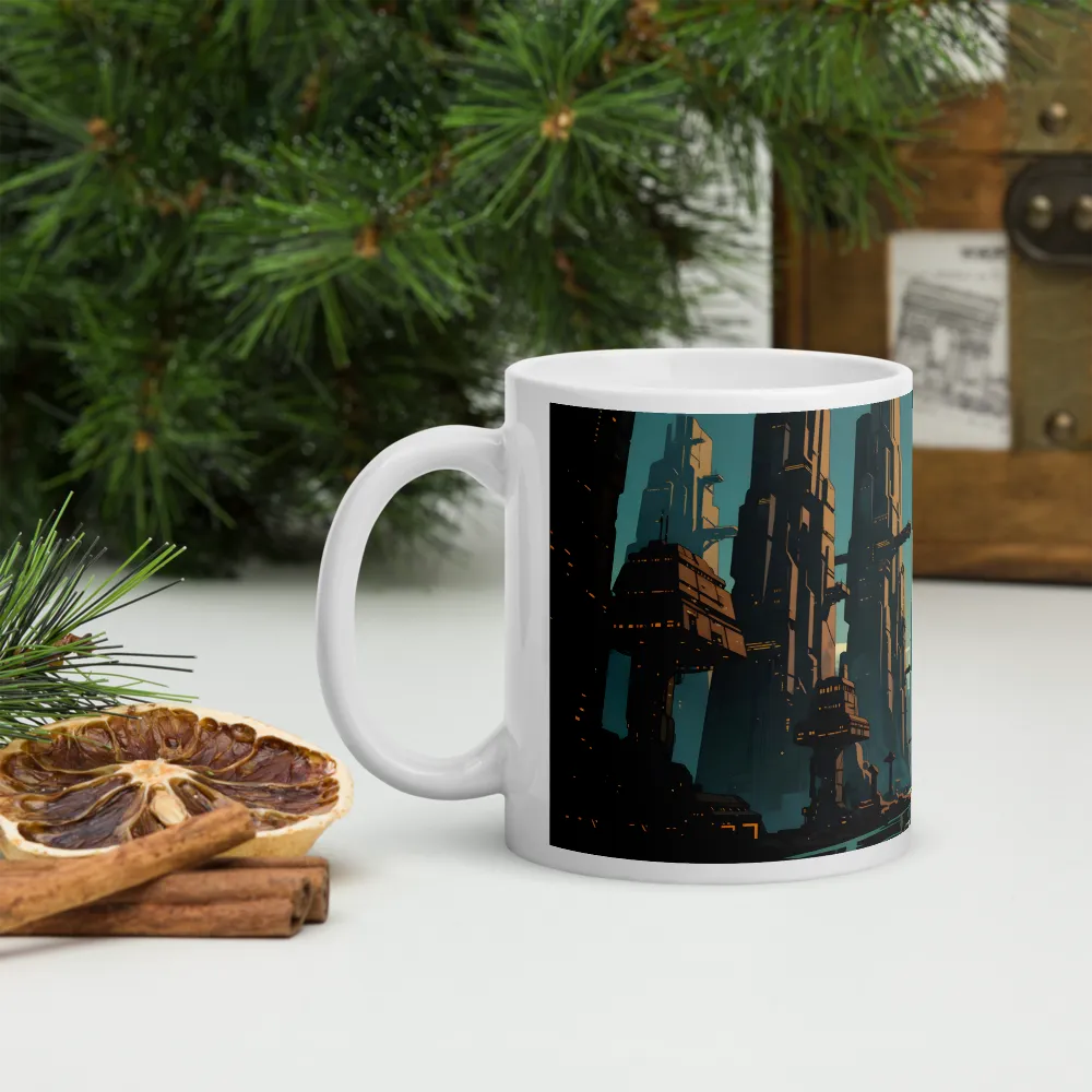 Neo-Canyon City 
 Mug with Red inside | 15 oz