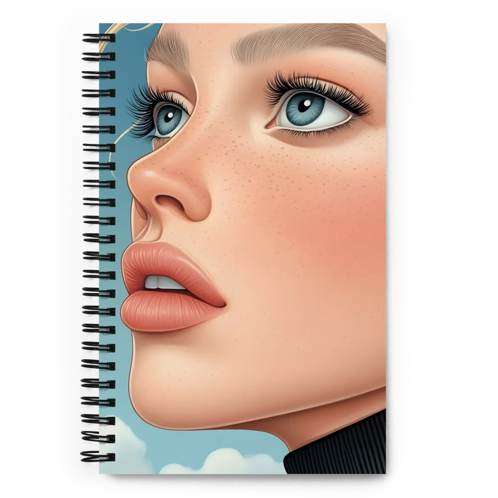 Gaze Towards Sky 
 Spiral Notebook | 140 pages