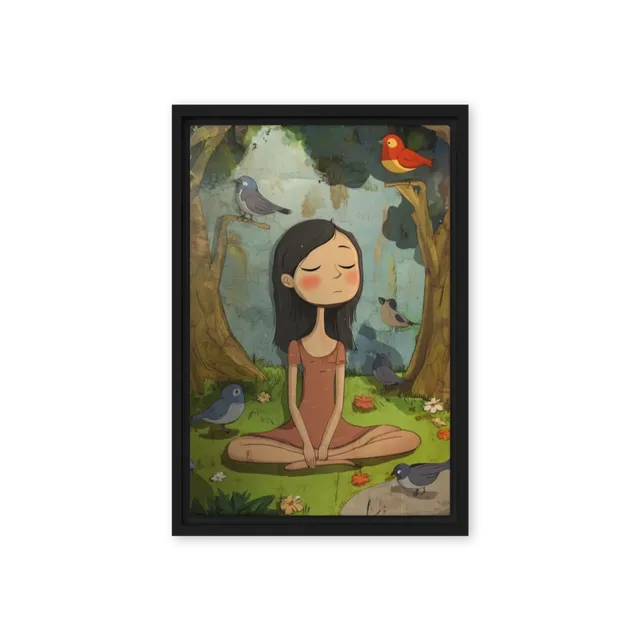 Tranquil Forest Meditation | Art Print