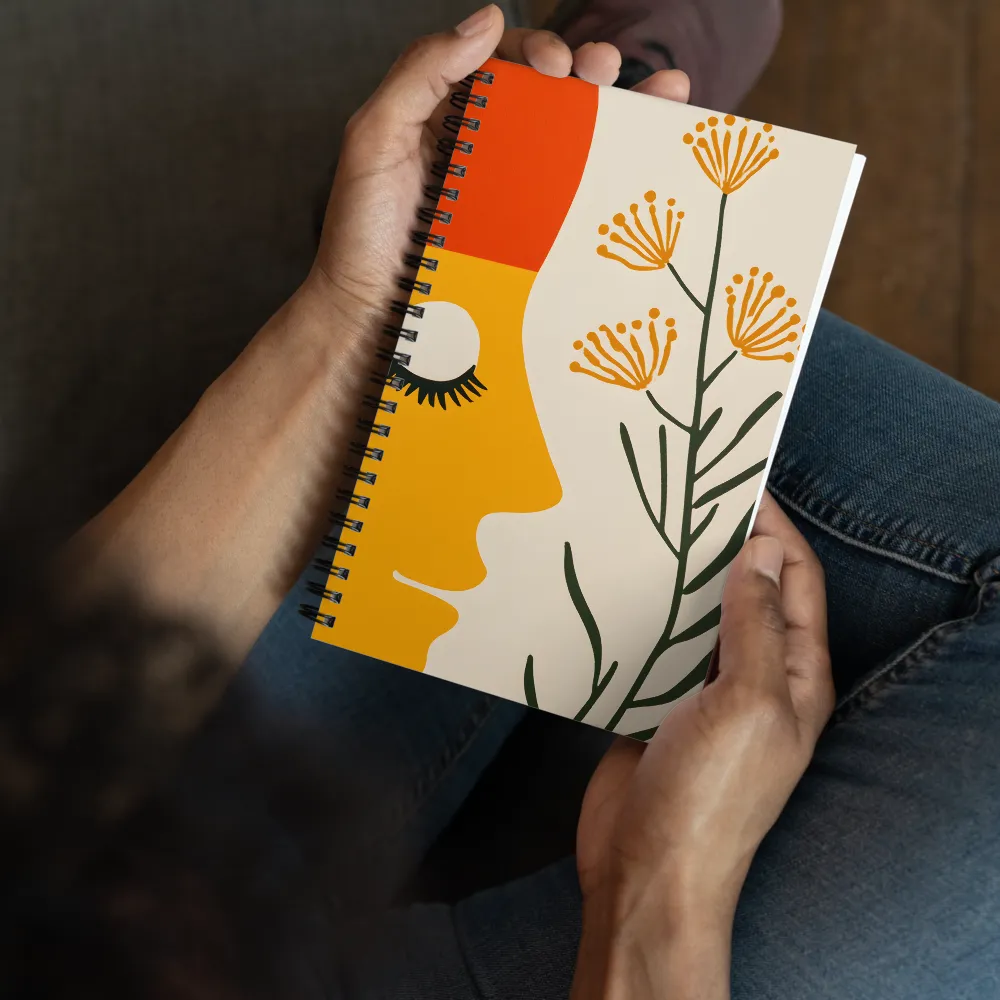 Floral Contemplation 
 Spiral Notebook | 140 pages