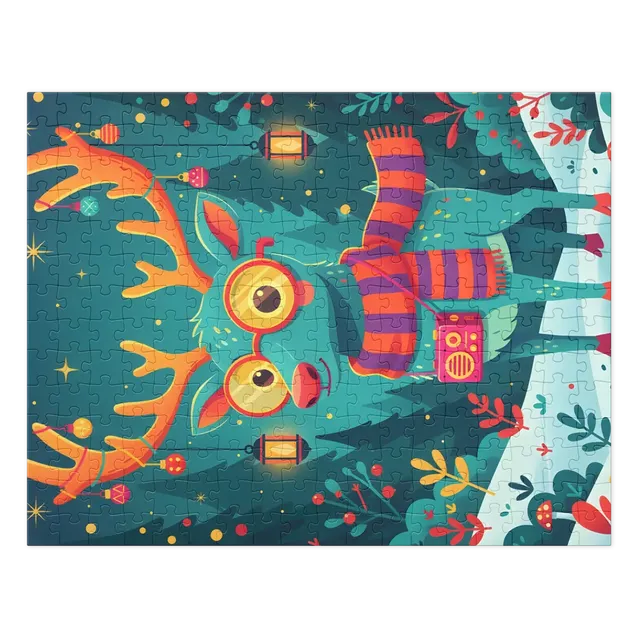 Festive Forest Reindeer | Jigsaw Puzzles