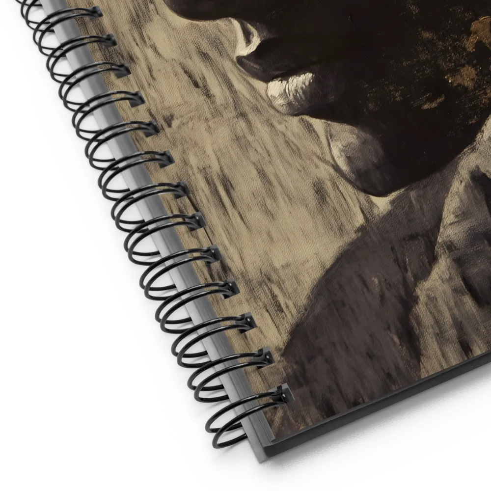 Gilded Contemplation 
 Spiral Notebook | 140 pages