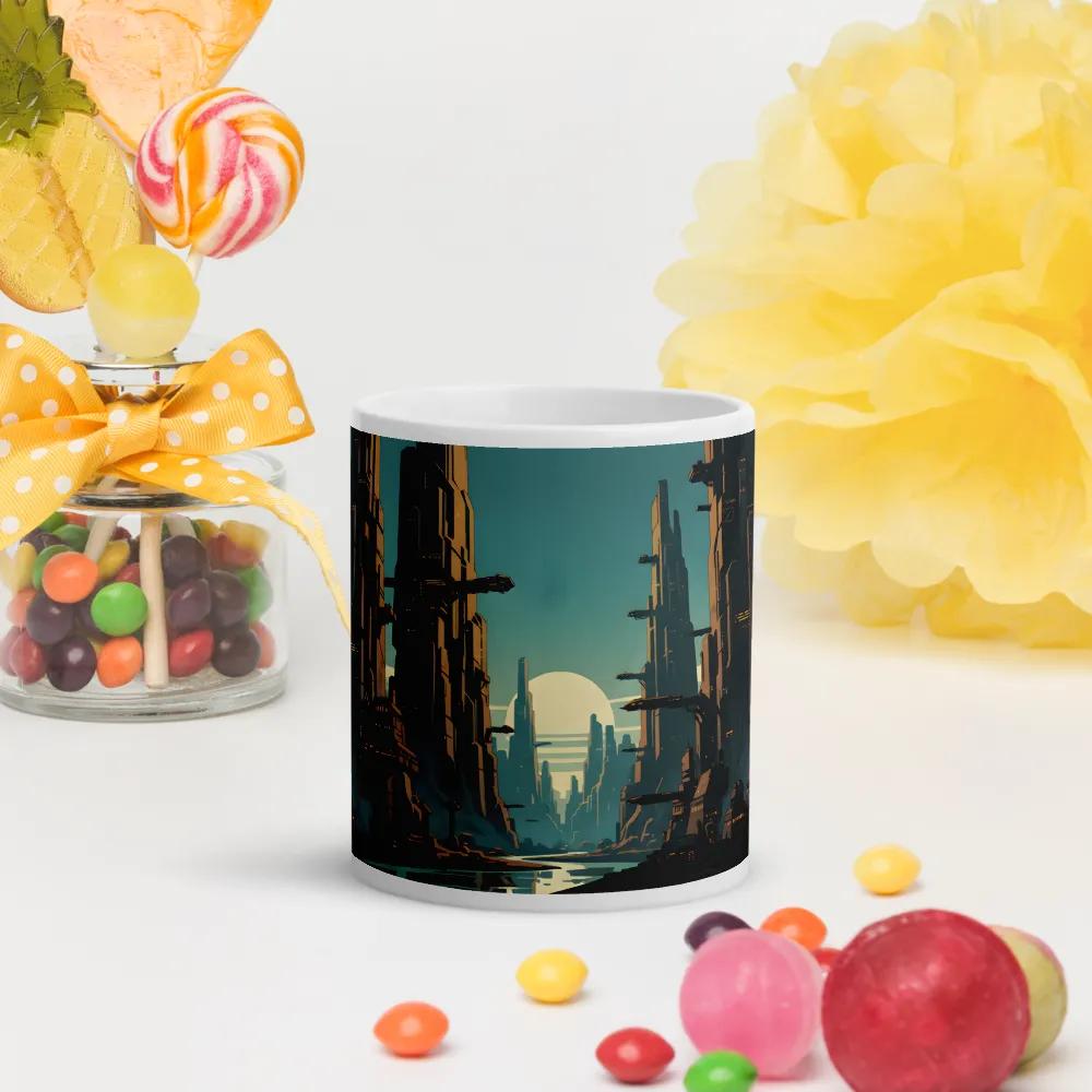 Neo-Canyon City 
 Mug with Red inside | 15 oz